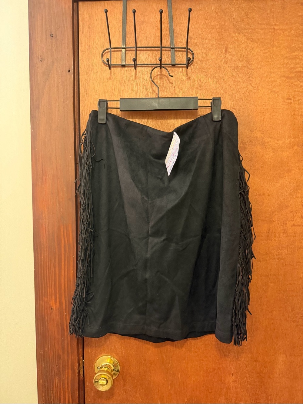 Black Fringe Gretchen Scott skirt
